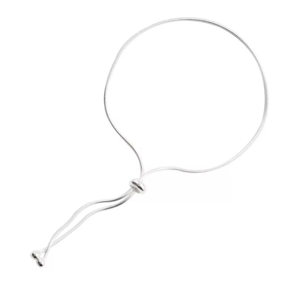 NEW 925 Sterling‎ Silver Sliding Tassel Adjustable Bracelet - Picture 4 of 12